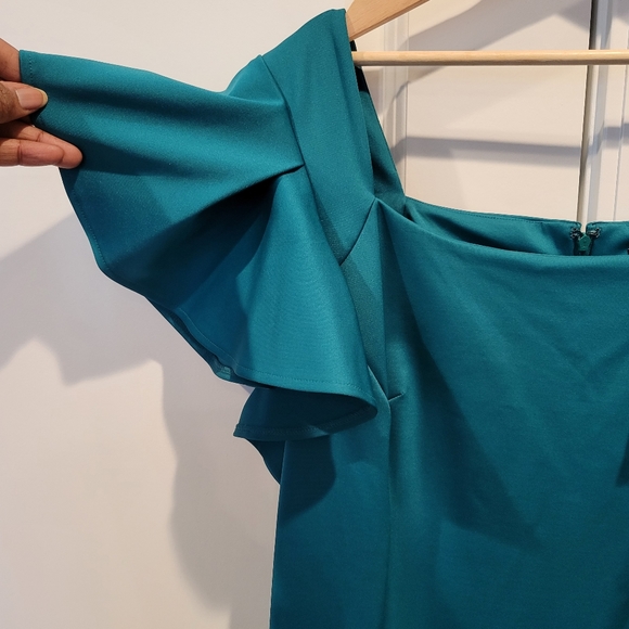 Lane Bryant Emerald Green formal dress. Size 18. - Picture 5 of 5